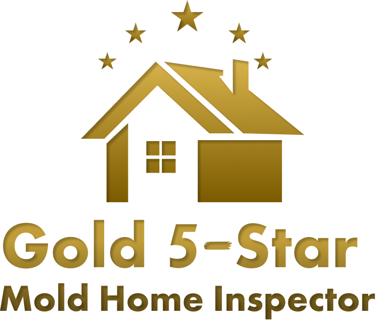 Gold 5-Star Mold Home Inspector Logo